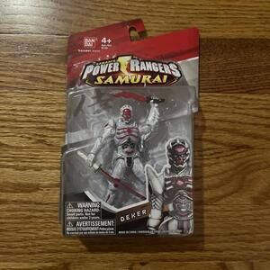 Power Rangers Samurai 4" Deker Evil Alien New Factory Sealed 2011 Bandai
